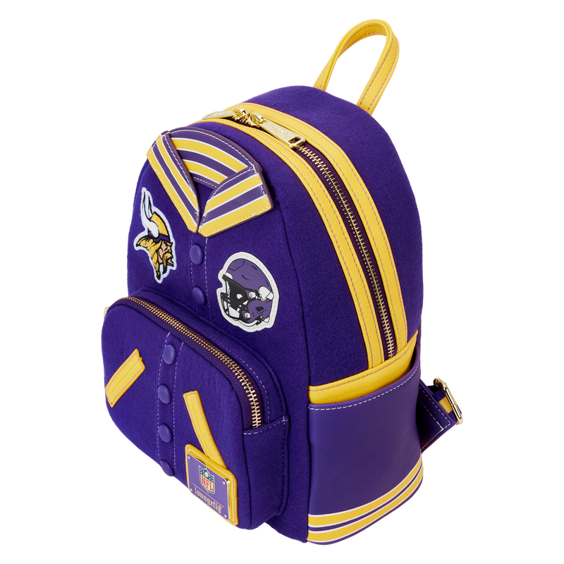 NFL Minnesota Vikings Varsity Mini Backpack, , hi-res view 4