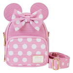 Minnie Mouse Woven Texture Convertible Mini Backpack & Crossbody Bag, , hi-res view 1