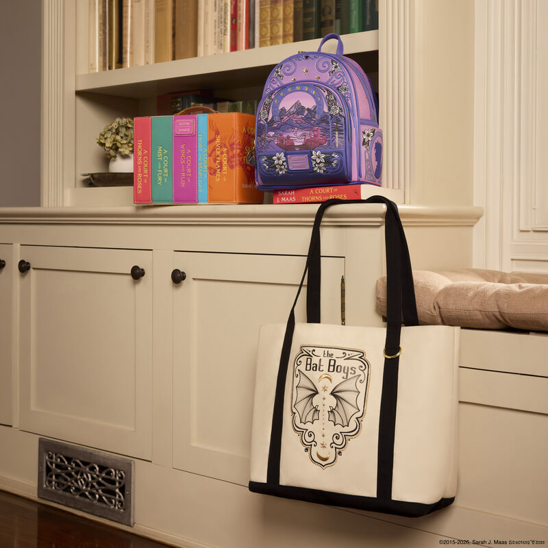 A Court of Thorns and Roses The Bat Boys Canvas Tote Bag, , hi-res view 3