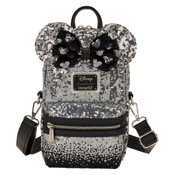 Minnie Mouse Ombre Sequin Sling Crossbody Bag, Image 1