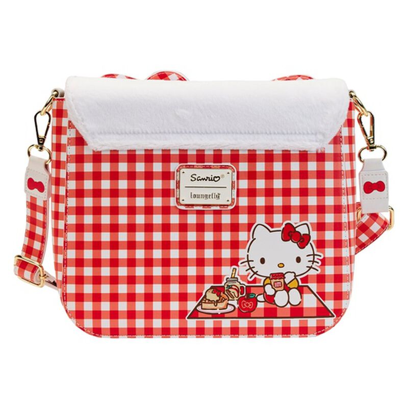 Hello Kitty Gingham Crossbody Bag, , hi-res image number 4