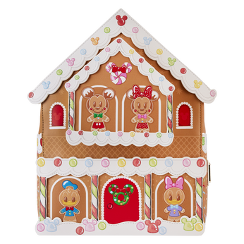 Mickey & Friends Gingerbread House Mini Backpack, Image 1