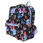 The Little Mermaid 35th Anniversary Life is the Bubbles All-Over Print Nylon Square Mini Backpack, , hi-res view 4