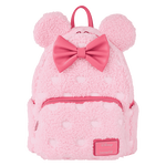 Minnie Mouse Exclusive Hearts Strawberry Scented Sherpa Mini Backpack
