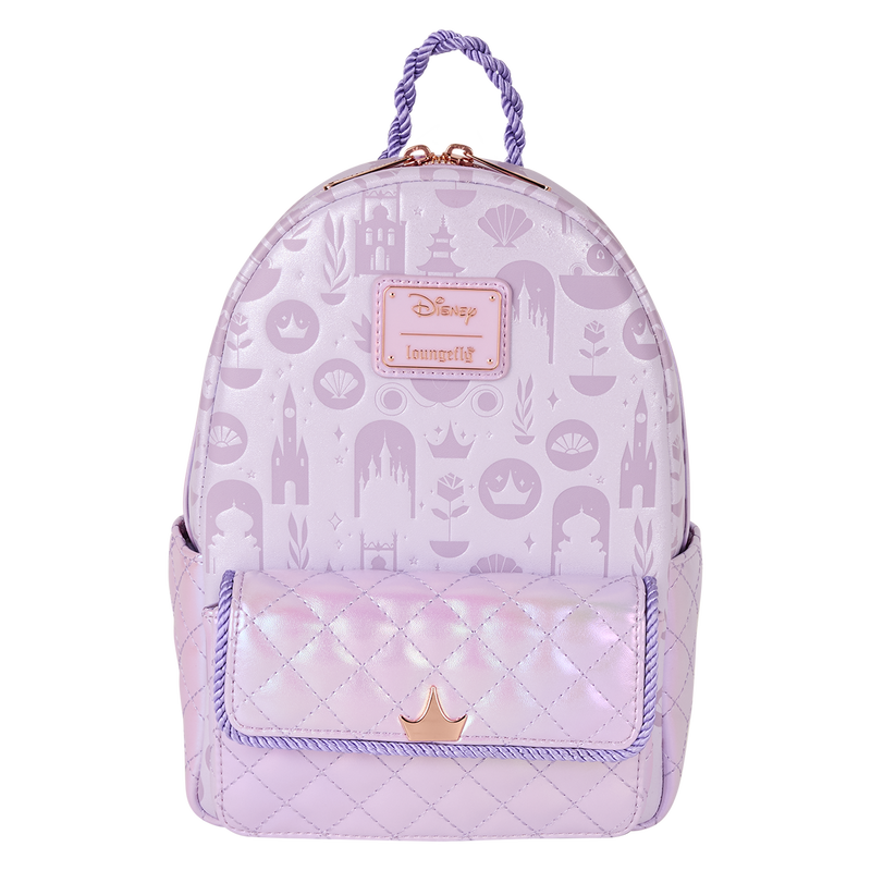 Disney Princess Iridescent All-Over Print Exclusive Mini Backpack, , hi-res view 1