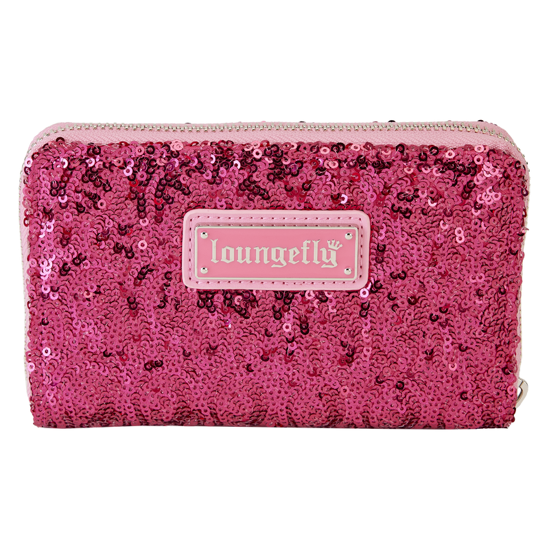 Buy Breast Cancer Research Foundation Exclusive Pink Ribbon Sequin Zip  Around Wallet at Loungefly.