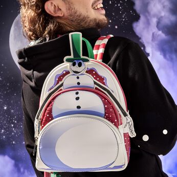 The Nightmare Before Christmas Exclusive Snowman Jack Cosplay Mini Backpack, Image 2