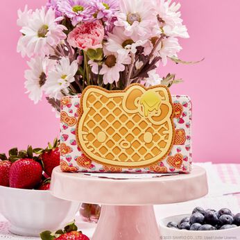 Hello Kitty Breakfast Waffle Flap Wallet,  Hello Kitty Breakfast Waffle Flap Wallet, Image 2