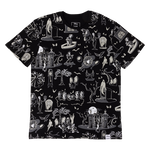 The Haunted Mansion All-Over Print Glow Unisex Tee, , hi-res view 1