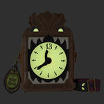 Haunted Mansion Grandfather Clock Glow Crossbody Bag, , hi-res view 6
