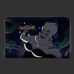 The Little Mermaid Ursula Lair Glow Zip Around Wallet, , hi-res image number 3
