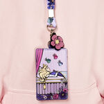 Sleeping Beauty 65th Anniversary Floral Scene Lanyard With Card Holder, , hi-res view 2