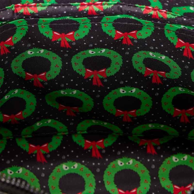 The Nightmare Before Christmas Man-Eating Wreath Glow Mini Tote Crossbody Bag, , hi-res view 8