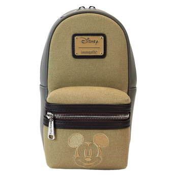 Mickey & Friends Canvas Drink Holder Crossbody Bag, Image 1