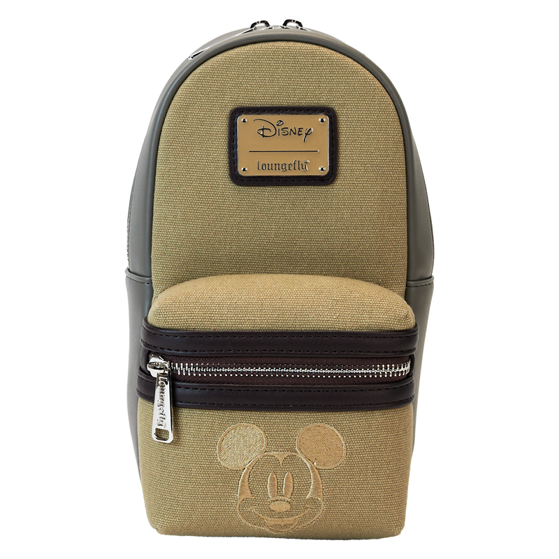 Mickey & Friends Canvas Drink Holder Crossbody Bag, , hi-res view 1
