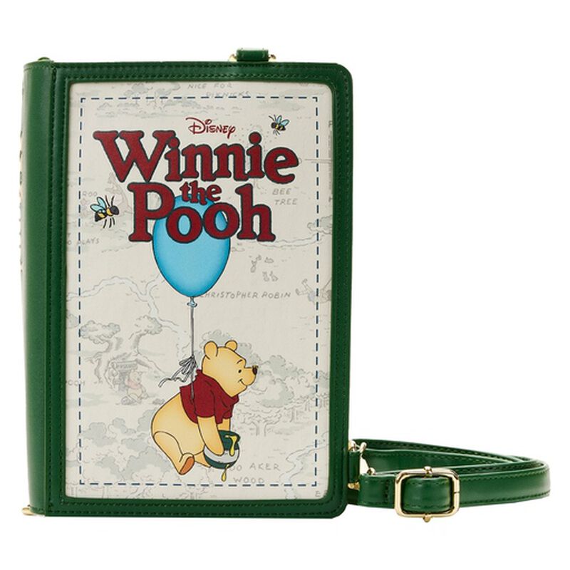 Winnie the Pooh Classic Book Cover Convertible Crossbody Bag, , hi-res image number 1