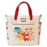 Winnie The Pooh & Friends Hearts Convertible Backpack & Tote Crossbody Bag, , hi-res view 1