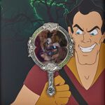 Beauty and the Beast Gaston Villains Scene Lenticular Pin, , hi-res image number 4