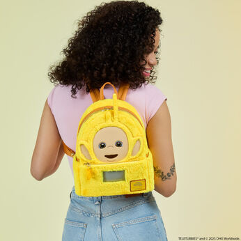 Teletubbies Laa-Laa Plush Cosplay Light Up Mini Backpack, Image 2