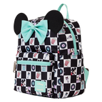 Mickey & Minnie Date Night Diner Checkered All-Over Print Nylon Square Mini Backpack, , hi-res view 4