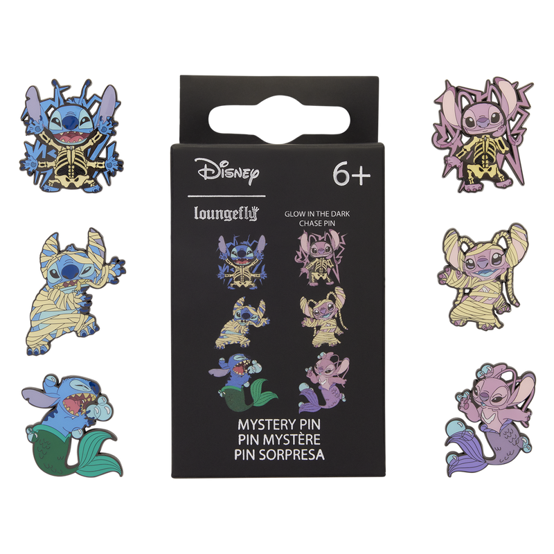 Stitch & Angel Halloween Costume Mystery Box pin, , hi-res view 1
