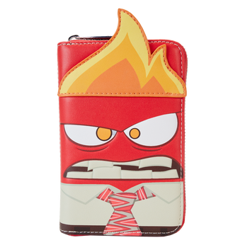 Inside Out Exclusive Anger Cosplay Glow Zip Around Wallet, Image 1