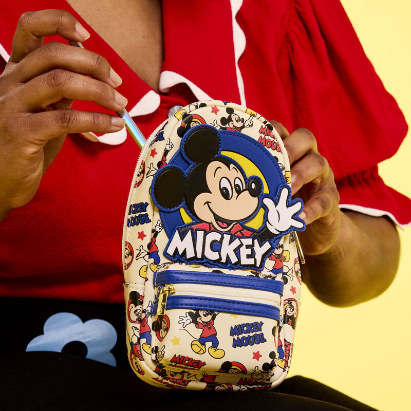 Mickey Mouse Classic All-Over Print Stationery Mini Backpack Pencil Case LFlifestyle1 view 2