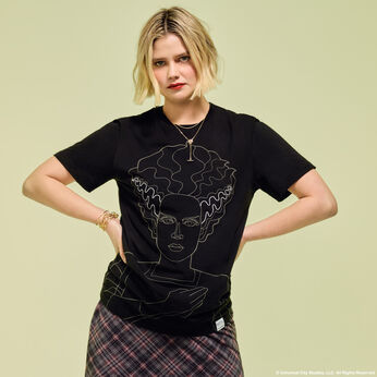 Universal Monsters The Bride Of Frankenstein Unisex Tee, Image 2