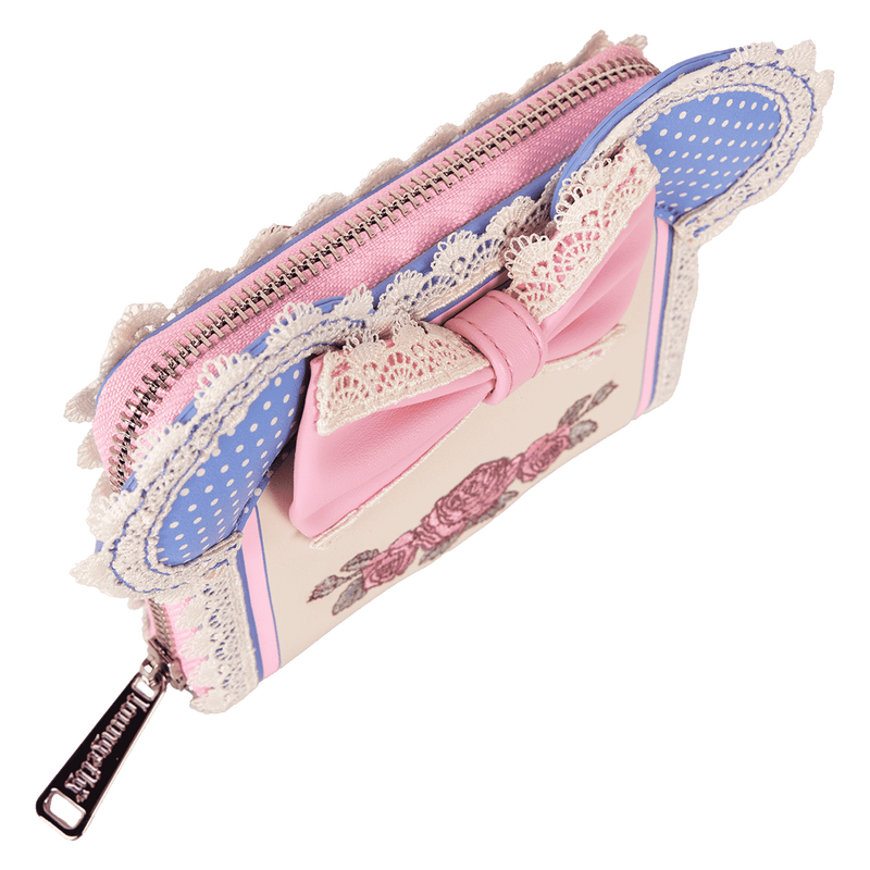Minnie Mouse Floral and Lace Zip Around Wallet, , hi-res view 5