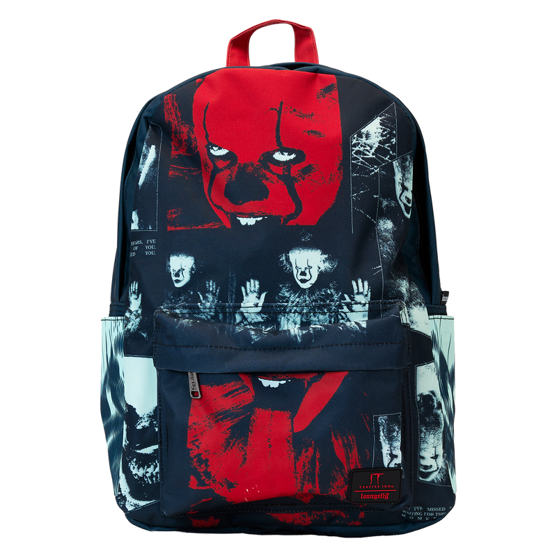 I Heart Horror It Pennywise Glow Nylon Full-Size Backpack, , hi-res view 1