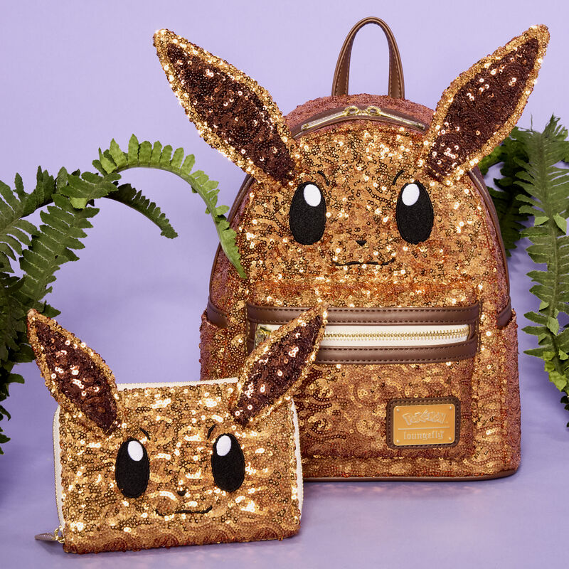 Pokémon Exclusive Eevee Sequin Cosplay Zip Around Wallet, , hi-res view 3