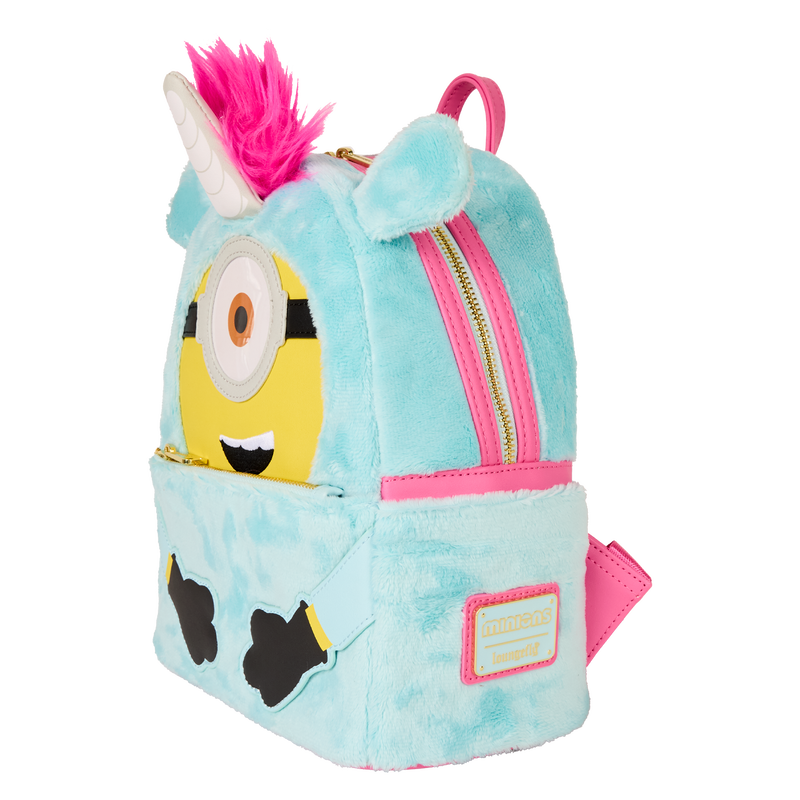 Minions Fluffy Unicorn Exclusive Costume Plush Mini Backpack, , hi-res view 4