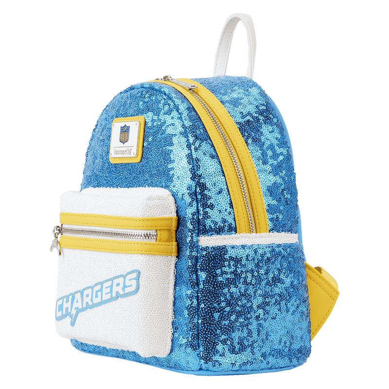 NFL Los Angeles Chargers Sequin Mini Backpack, , hi-res view 2