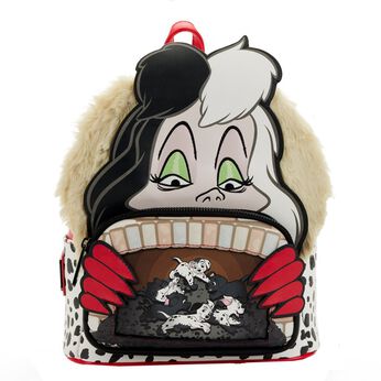 101 Dalmatians Cruella De Villains Scene Mini Backpack, Image 1