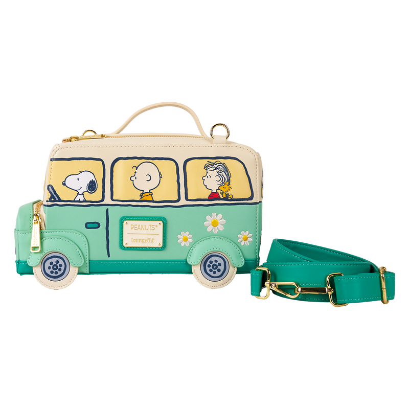 Peanuts Gang Road Trip Bus Light Up Figural Crossbody Bag, , hi-res view 1