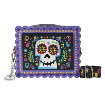 Coco Miguel Calavera Floral Skull Crossbody Bag, Image 1