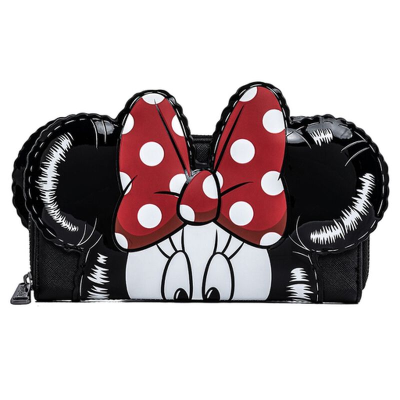 Disney Mickey & Minnie Mouse Balloon Cosplay Zip Around Wallet, , hi-res view 1