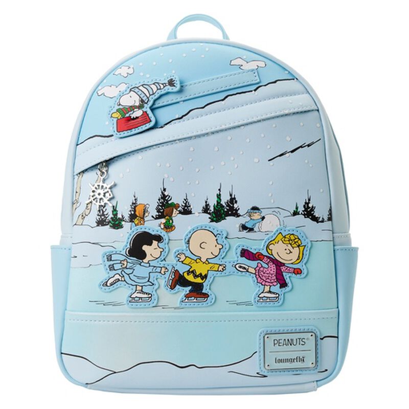 Charlie Brown Ice Skating Mini Backpack, , hi-res image number 1