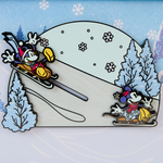 Mickey & Friends Winter Wonderland 3" Collector Box Sliding Pin, , hi-res view 4