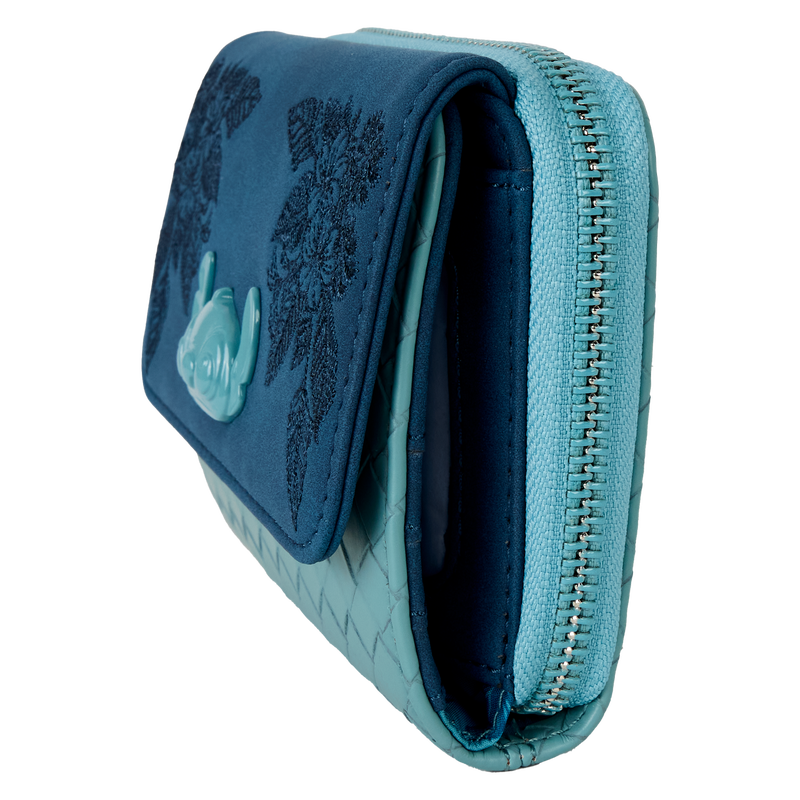 Stitch Embroidered Woven Wallet, , hi-res view 3