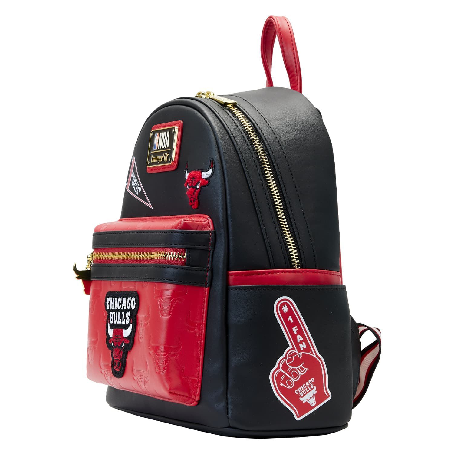 Buy NBA Chicago Bulls Patch Icons Mini Backpack at Loungefly
