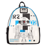 Star Wars The Power Of The Force R2 D2 Astromech Droid Light Up Mini Backpack image