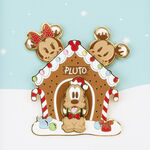 Mickey & Friends Gingerbread Pluto's Dog House 3" Collector Box Pin, , hi-res view 4