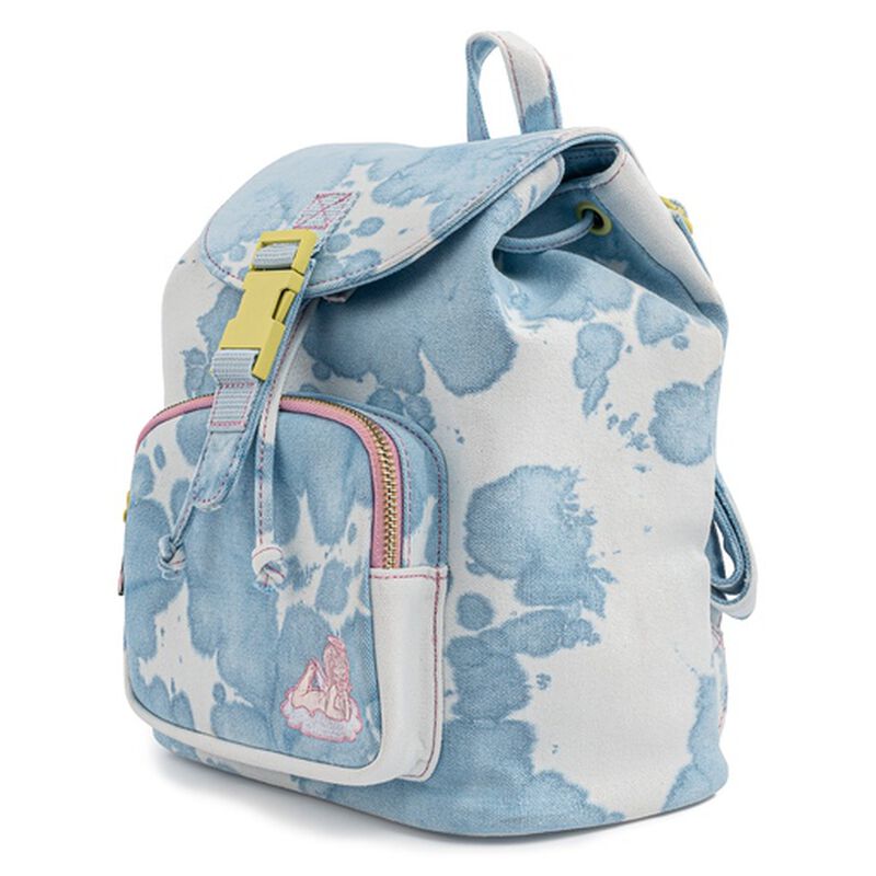 Valfr&eacute; Lucy Blue Acid Wash Denim Mini Backpack, , hi-res view 2