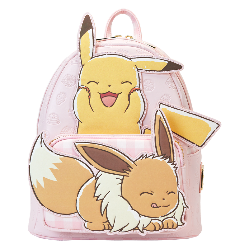 Pokémon Café Pikachu & Eevee Mini Backpack, , hi-res view 1