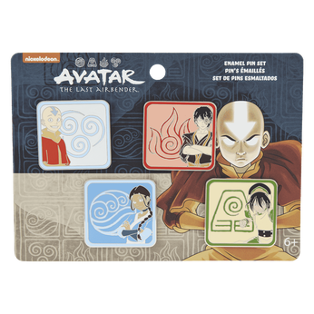 Avatar: The Last Airbender Elements 4-Piece Pin Set , Image 1
