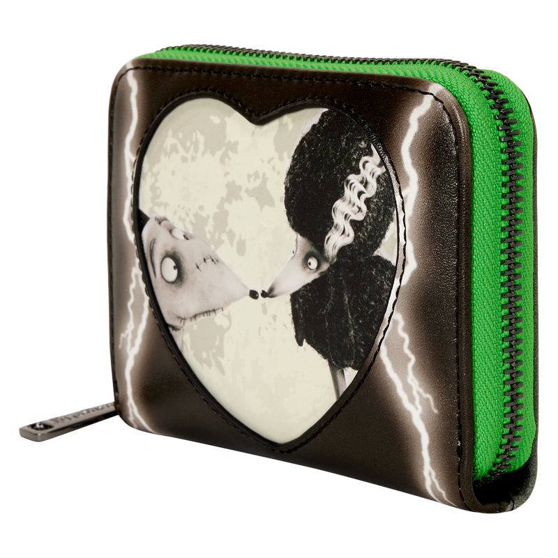 Frankenweenie Sparky & Persephone Glow Zip Around Wallet, , hi-res view 4