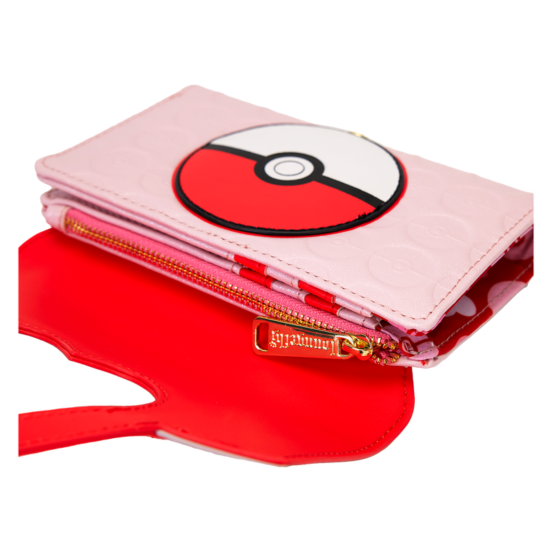Pokémon Exclusive I Choose You Hearts Flap Zip Around Wallet, , hi-res view 5