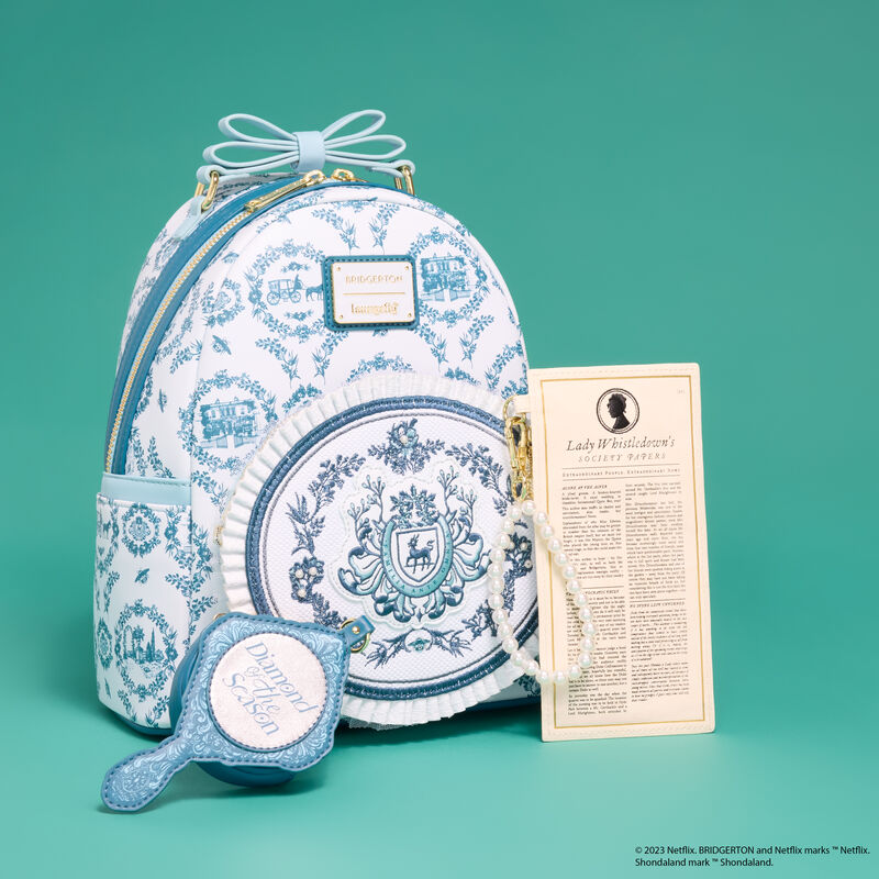 Bridgerton Exclusive Lady Whistledown's Society Papers Wristlet Card Holder, , hi-res view 3