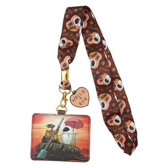 WALL-E Date Night Lanyard with Card Holder, Image 1